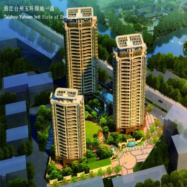 浙江臺州玉環(huán)綠地一品鋁合金門窗系統(tǒng)